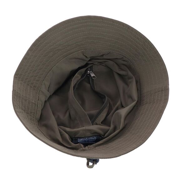Angela & William Waterproof Packable Rain Hat with Zippered Closure - Picture 5 of 5